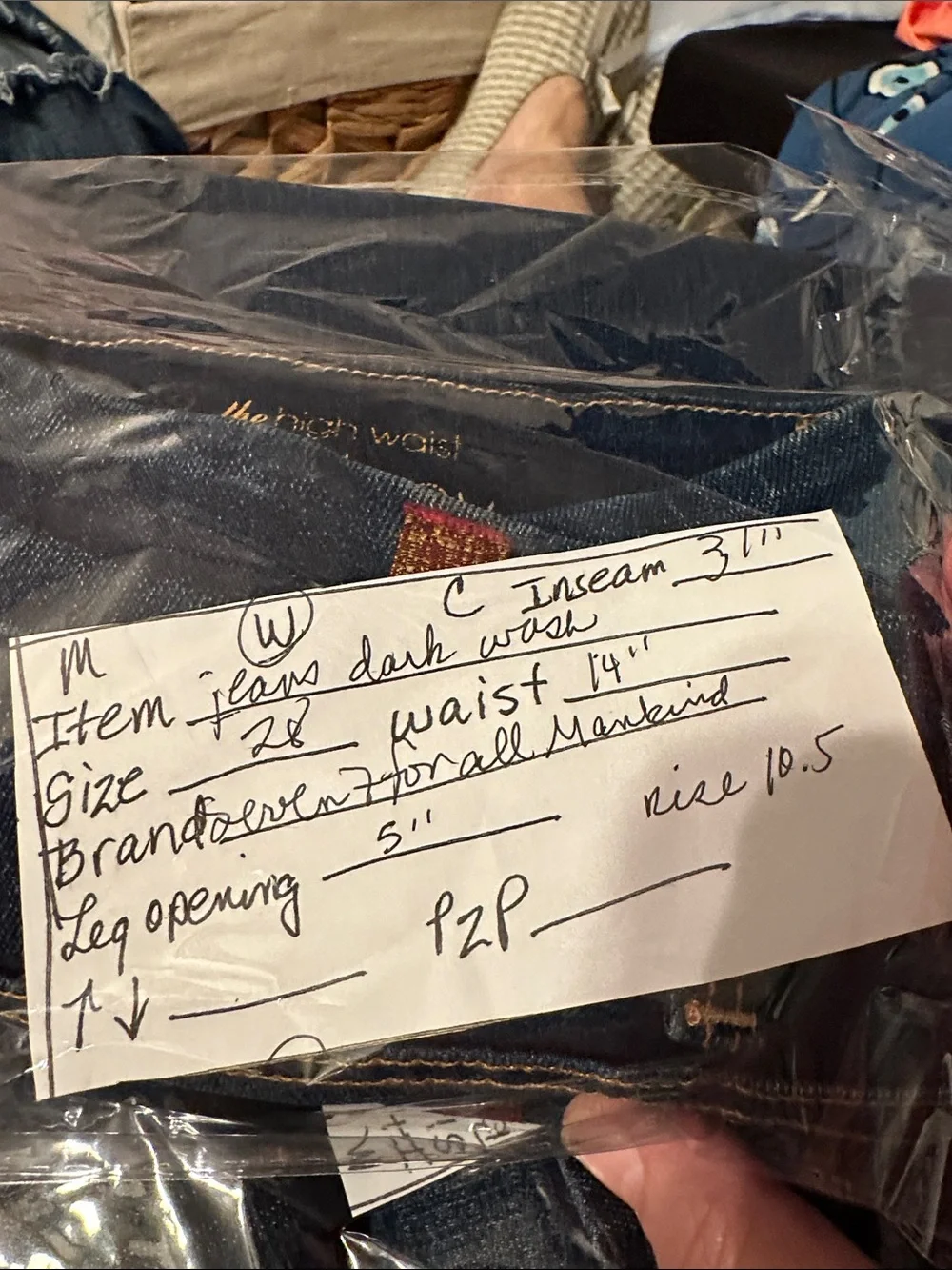 Seven7 Women’s Slim Dark Blue Jeans - Classic Stretch Denim